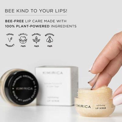 Kimirica Coco Sugar Lip Scrub for Dry and Sun Parched Lips 15 gm - Lip Scrubs