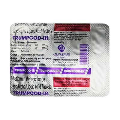 TRUMPCOD IR Tablet 10's - Diabetes-Ant