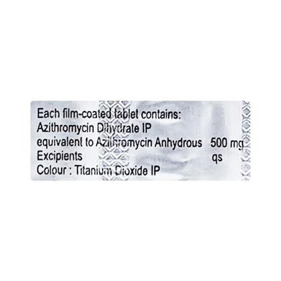 ZYCIN 500mg Tablet 5's - Bacterial Infections-Mac