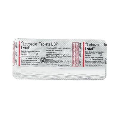 Letsi 2.5mg Tablet 5'S - Cancer Oncology-Hor