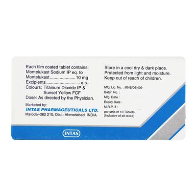 Lukotas Tablet 10'S - Allergies-Ant