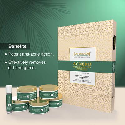 Aryanveda Acnend Oil Control Facial Kit For All Skin Types 260 gm - Skin-Treatment
