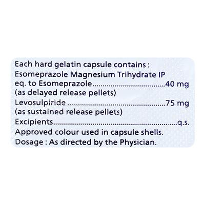 ESOCID L Capsule 10's - Ulcer/Reflux/Flatulence-Aaa