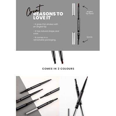 MARS Micro Precision Brow Pencil - Black 0.2 gm - Eyebrow Pencils & Enhancers