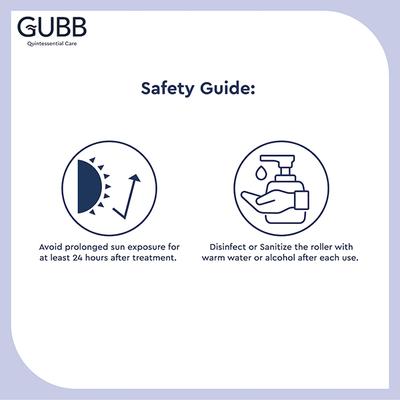 Gubb Derma Roller - Red 540 Needles 0.5mm 1's - Derma Rollers