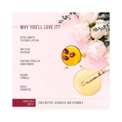 Lotus Makeup Ecostay Natural Matte Lip Color Petunia Nm08 4.2 gm - Lipsticks