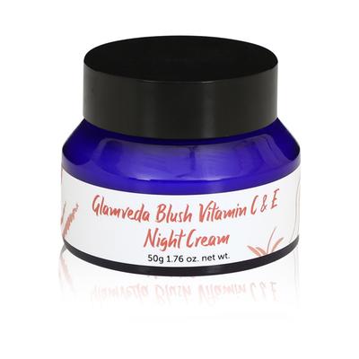 Glamveda Blush Vitamin C and E Night Cream 50 ml - Face Moisturizers