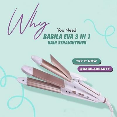 Babila EVA 3-IN-1 Hair Straightener-BHS-E51 - Straighteners