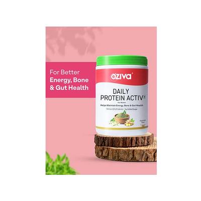 OZiva Daily Protein Activ for Women 40 g Protein - Classic vanilla 300 gm - Multi-Vitamins