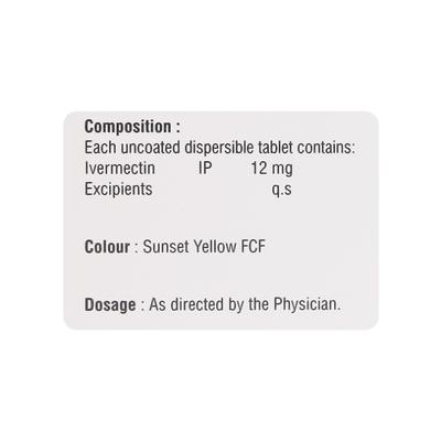 Itin 12mg Tablet 2'S - Parasitic Worms-Ant