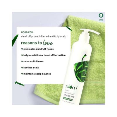 Plum Tea Tree Dandruff Clear Conditioner Wityh Coconut Oil & piroctone olamine 175gm - Shampoos