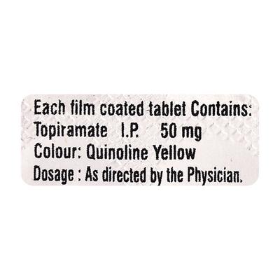 TOPCNX 50 Tablet 10's - Epilepsy/Convulsion-Ant