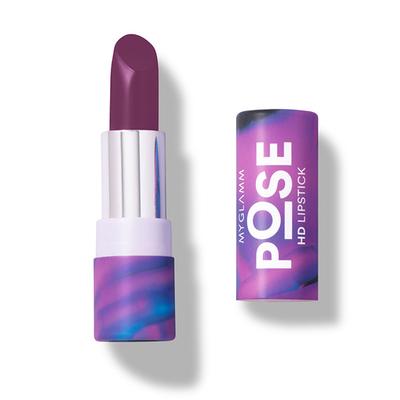 Myglamm Pose Hd Lipstick - Ripe Grape 4 Gm - Lipsticks