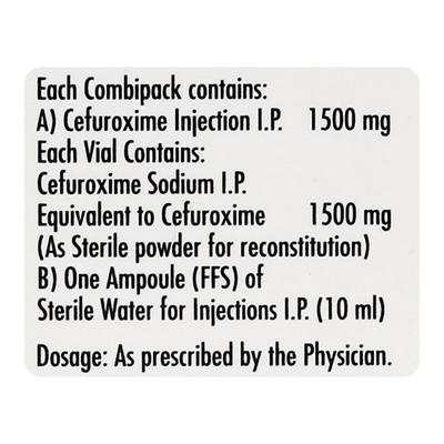 Cerom 1500mg Injection 1'S - Bacterial Infections-Cep