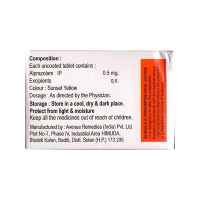 LAM 0.5 Tablet 15's - Anxiety-Anx