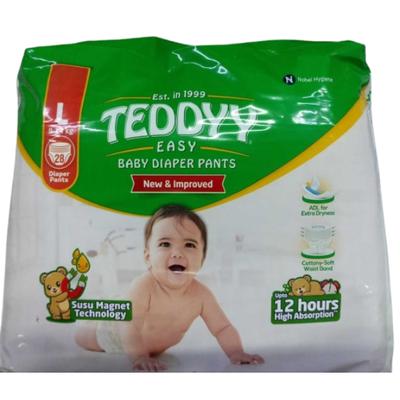 Teddyy Easy Baby Diaper Pant (L) 28 s - Diapers & Wipes
