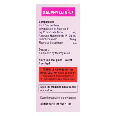 Salphylline LS Syrup 100ml - Cough And Cold-Cou
