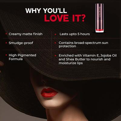 Colorbar Velvet Matte Lipstick Way Beyond-109 4 gm - Lipsticks