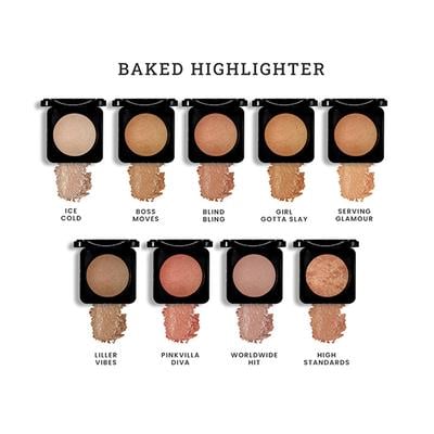 PAC Baked Highlighter 10 Drop Dead Gorgeous 7.5 gm - Highlighters & Illuminators