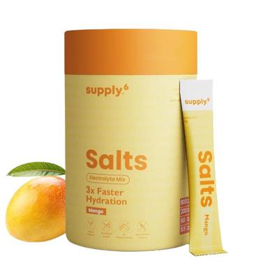 Supply6 Salts Electrolyte Mix Mango Flavoured (Pack of 18 x 4 gm) - Energy Drinks