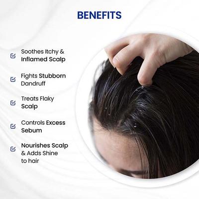 Protouch Anti Dandruff Drops with Salicylic Acid, Non Sticky, Prevents Dandruff, Itchiness & Extra Oil Without Drying 60ml - Hair Serums