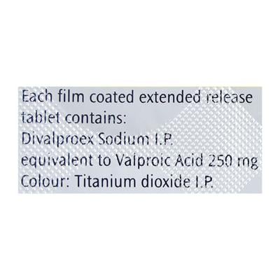 Depakote XR 250mg Tablet 15'S - Epilepsy/Convulsion-Ant