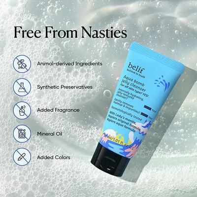 Belif Aqua Bomb Jelly Cleanser 30 ml - Face Wash & Cleansers