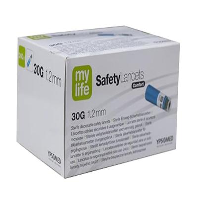 Ypsomed Mylife Safety Lancets (30 G x 1.2 mm) 100's - Test Strips & Lancets