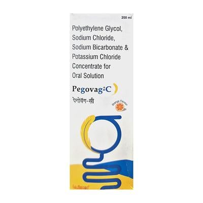 PEGOVAG C ORANGE FLAVOUR Oral Solution 200ml - Constipation-Lax