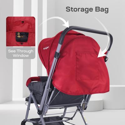 R for Rabbit Little Kiddie Kingdom Stroller Stroller - Red 1's - Baby Safety