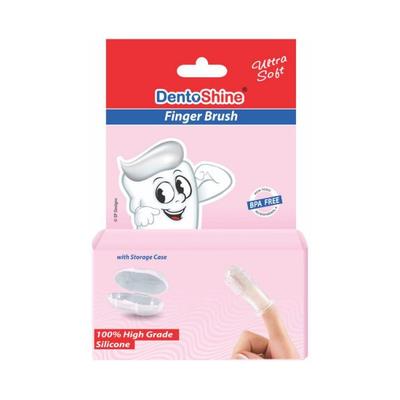 Dentoshine Ultra Soft Fingerbrush Pink 100 gm - Toothbrushes