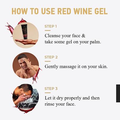 India Grooming Club Wine Gel Mask for Face & Body 100 ml - Masks & Peels