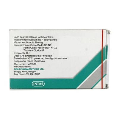Mycofit S 360mg Tablet 10'S - Auto Immune Disease-Imm