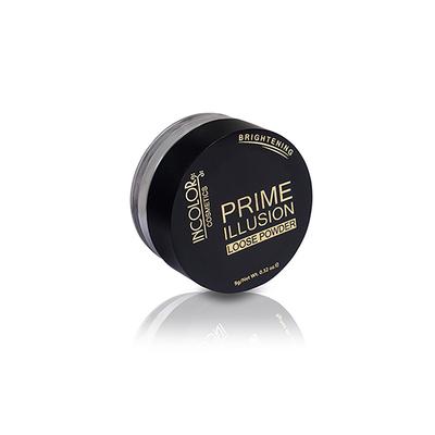 Incolor Brightening Prime Illusion Loose Powder 02 Spotlight 9 Gm - Lipsticks