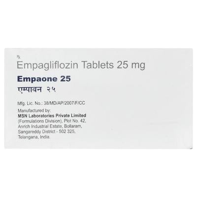 EMPAONE 25 Tablet 10's - Diabetes-Ant