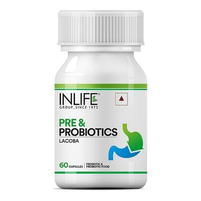 INLIFE Prebiotics and Probiotics Capsules 60's - Digestive Health