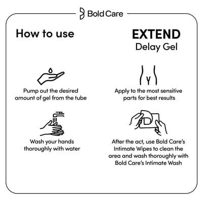 Bold Care Extend Delay Gel 20 g - Intimate Cream/Gel