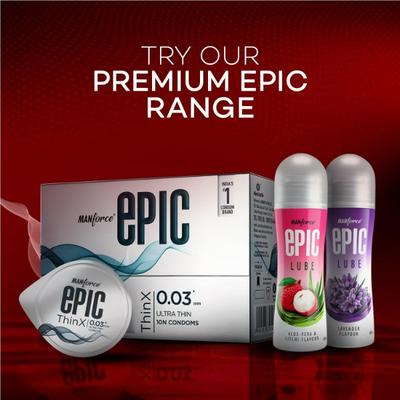 Manforce 1500 Dots Xotic Condoms - Strawberry Flavoured 20's - Plain/Flavoured Condoms