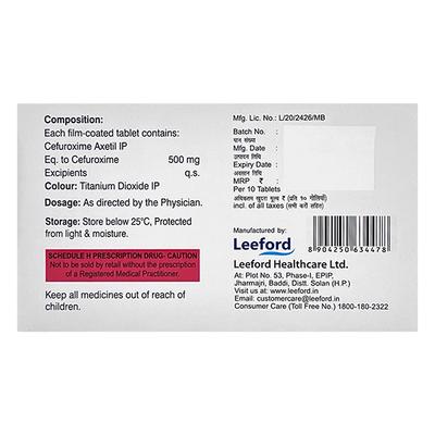 VENROXIM 500 Tablet 10's - Bacterial Infections-Cep