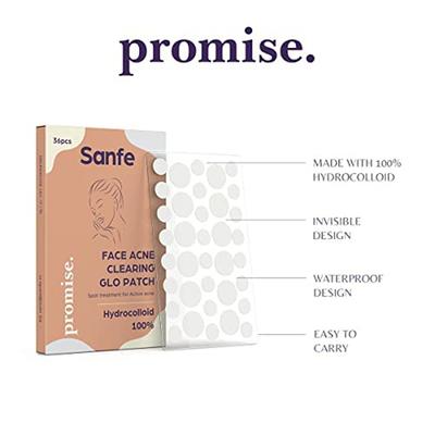 Sanfe Face Acne Glo Patch (Pack of 36) 1's - Masks & Peels