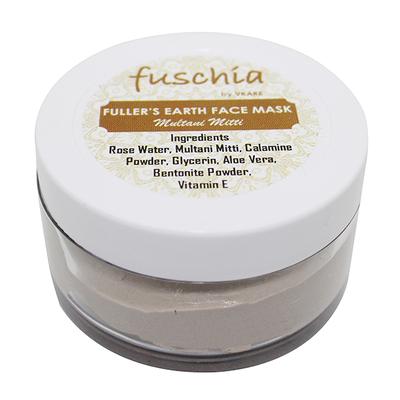Fuschia Fuller's Earth Face Mask - Multani Mitti 50 gm - Masks & Peels