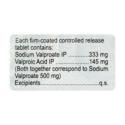 Valpex CR 500mg Tablet 10'S - Epilepsy/Convulsion-Ant