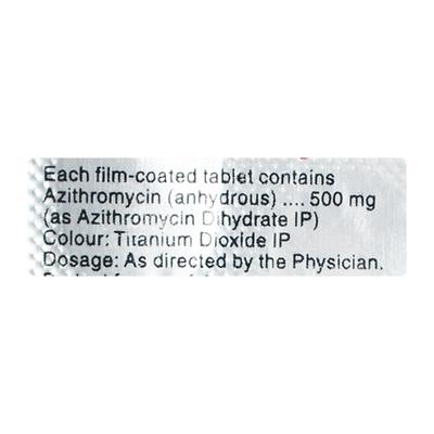 Azee 500mg Tablet 5'S - Bacterial Infections-Mac