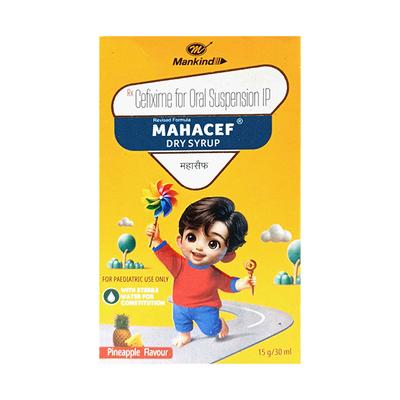 MAHACEF PINEAPPLE FLAVOUR Dry Syrup 30ml - Bacterial Infections-Cep