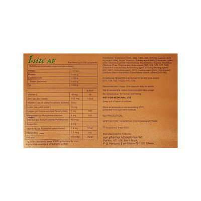 I SITE AF New Advanced Formula Capsule 10's - Supplements-Vam