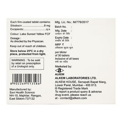 MAXVOID 8 CP Tablet 30's - Bladder And Prostate Disorders-Dru