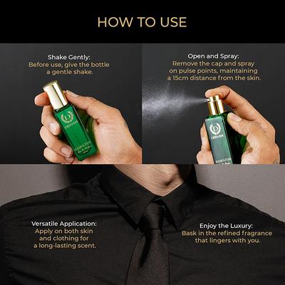 Denver Hamilton Luxury Gift Set - 20ml each 4's - Men Perfumes (Edt/Edp)