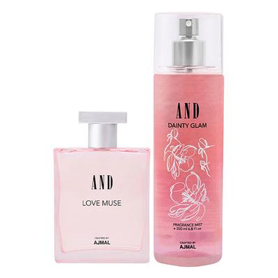 AND LovM EDP & DaintyG Mist Pack of 2 250 ml - Body Mist/Spray