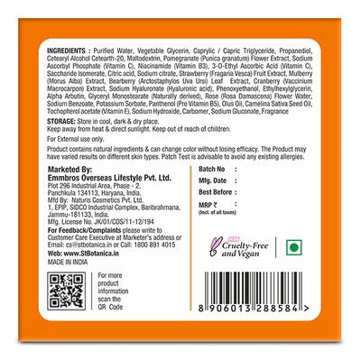 St.Botanica Vitamin C, E & Hyaluronic Acid Brightening Night Cream 50 gm - Night Cream