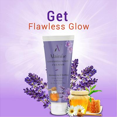 Alainne Lavender and Honey Facewash 100 gm - Face Washes